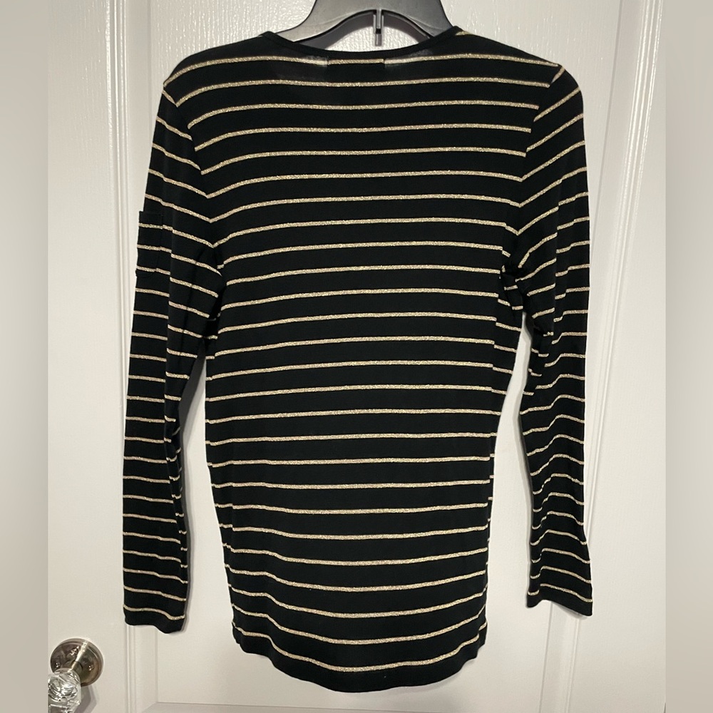 Lauren Ralph Lauren long sleeve top size medium - Picture 2 of 3